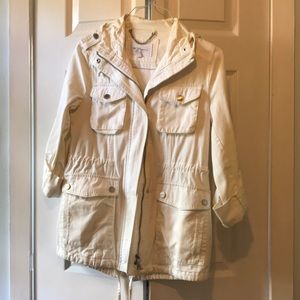 BCBGeneration white adjustable jacket